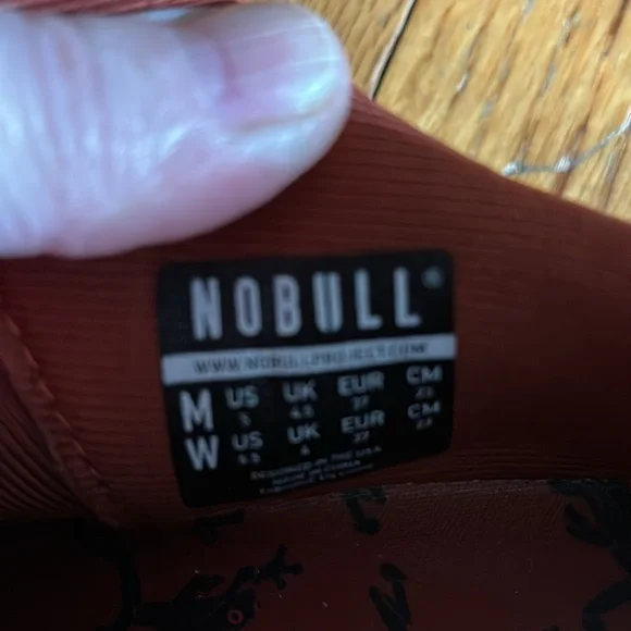 Nobull red Camo sneakers size 6.5 women 5 men - Picture 6 of 6